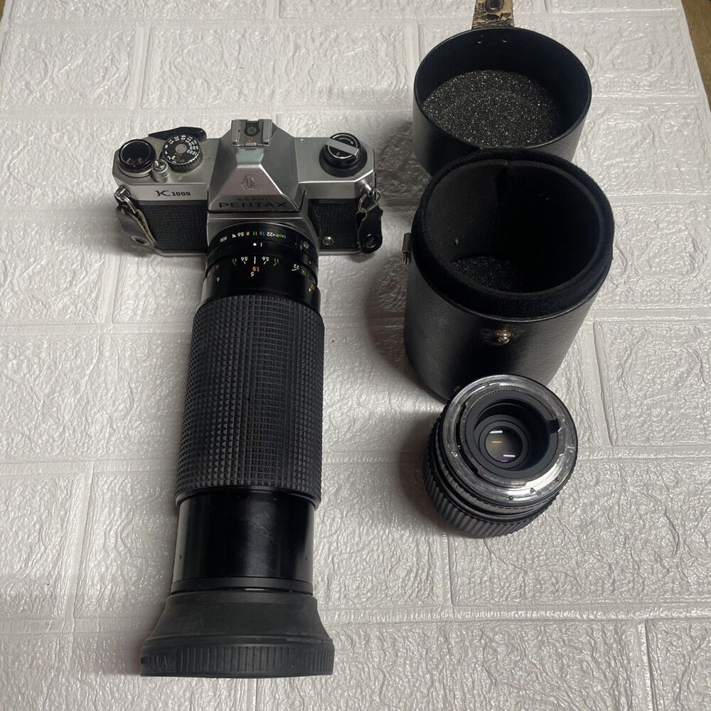 Vtg Asahi Pentax K 1000 Camera SMC Pentax